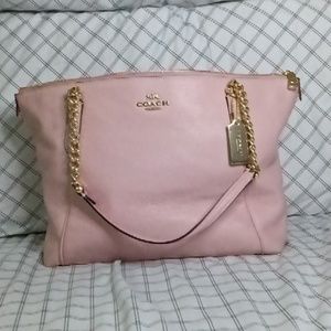Coach  baby pink tote